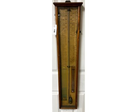   An early 20th century Admiral Fitzroy barometer, height 90cm