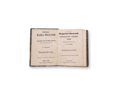 KONEČNÝ, J. N.: AUPLNÝ KAPESNÍ SLOWNÍK1855 | PUBLISHER: Vienna, Wojtěch Ondř. Benedict | NUMBER OF PAGES: 568 | LANGUAGE: Cze
