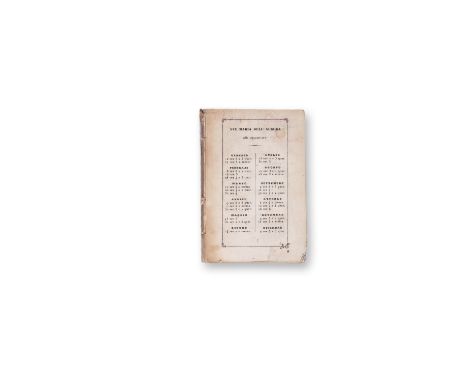 ALMANACCO TOSCANO[1850] | PUBLISHER: [Florence, Stamperia Granducale] | NUMBER OF PAGES: 720 | LANGUAGE: Italian | DIMENSIONS