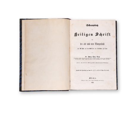 GRATZ, LORENZ CLEM.: SCHAUPLATZ DER HEILIGEN SCHRIFT1858 | PUBLISHER: Munich, Vogel | NUMBER OF PAGES: 659 | LANGUAGE: German