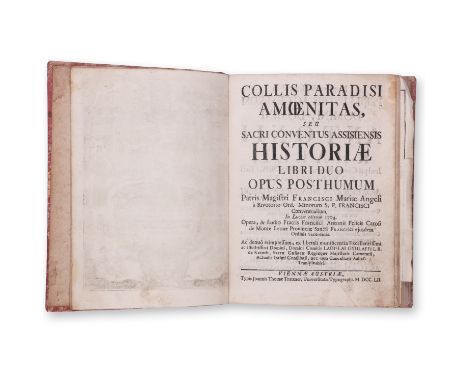 ANGELI, FRANCESCO MARIA (1632-1697): COLLIS PARADISI AMOENITAS1752 | PUBLISHER: Viennae Austriae, Joannis Thomae Trattner | N