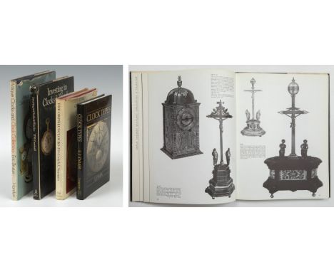 Set of four books:-AA.VV., The Orpheus Clocks. Hutchinson Educational Ltd, 1972.-TAYLER, E.J., Clock Types. Longman Publishin