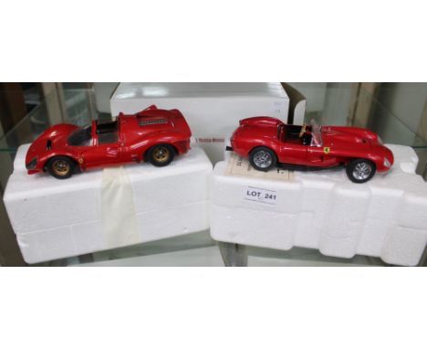 Two Danbury Mint model cars, a 1958 Ferrari 250 Testa Rossa and a Jouef Evolution Ferrari 350 P4 (2) Condition: the Testaross
