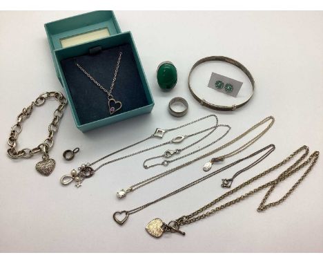 Return To ™:Red Heart Tag Bead Bracelet In Silver - Foto 10