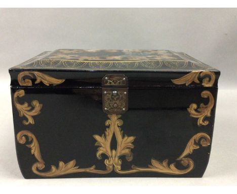 JAPANESE WHITE METAL RECTANGULAR BOX,along with a heart shaped box, also various pipes and a lacquered tea caddy