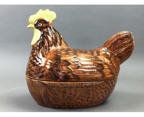 CERAMIC HEN,along with other bird models 