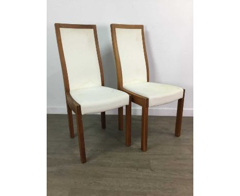 SET OF FOUR ERCOL HIGH BACK DINING CHAIRS