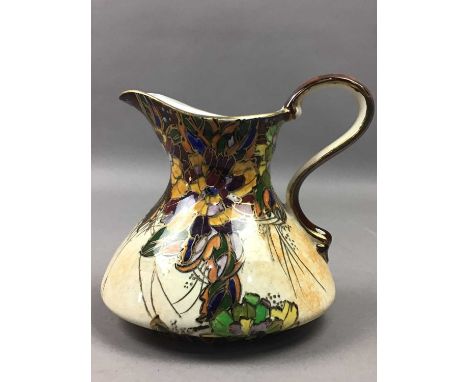 POOLE POTTERY VASE,15cm high, along with other ceramics and several framed decorative pictures and prints