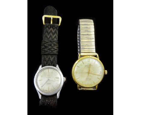 Rotary gentleman's stainless steel and gold-plated manual wind wristwatch and a Roamer manual wind wristwatchCondition Report