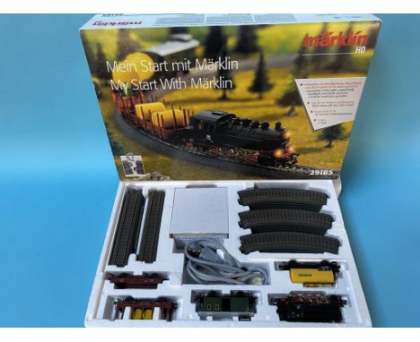A boxed Marklin HO 'My Start' model train set