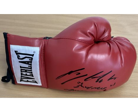 Boxing Ricky and Campbell Hatton signed Red Everlast Boxing Glove. Richard John Hatton MBE (born 6 October 1978) is a British