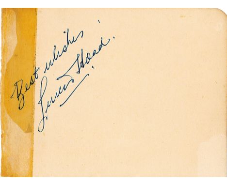 Tennis Lew Hoad signed 5x4 overall card. Lewis Alan Hoad (23 November 1934 - 3 July 1994) was an Australian tennis player who