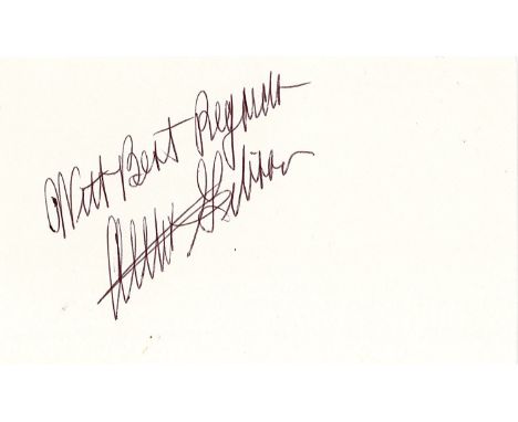 Tennis Althea Gibson signed 5x3 white card. Althea Neale Gibson (August 25, 1927 - September 28, 2003) was an American tennis