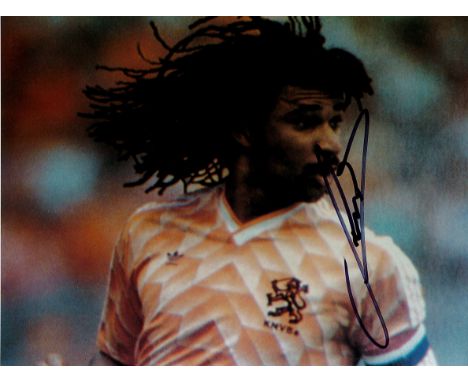 Football Ruud Gullit signed Netherlands 8x6 colour photo. Ruud Gullit ( born Rudi Dil; 1 September 1962) is a Dutch footballe
