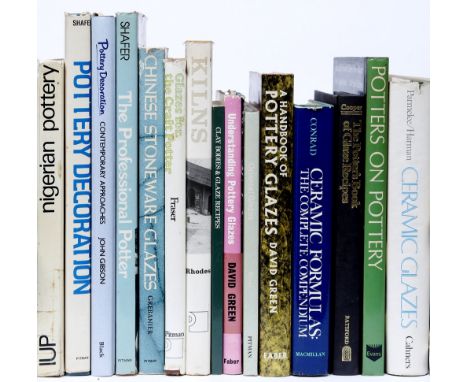Books  A collection of contemporary pottery books to include, A Potter's Book by Bernard Leach, Raku by Christopher Tyler, Po