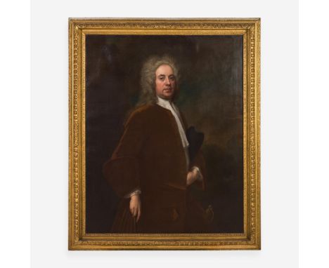 Inscribed with the sitter's name on a label affixed to upper stretcher verso, oil on canvas50 3/4 x 40 1/4 in. (128.9 x 102.2