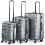 Boxed 1 x Lightweight Suitcase Set Hard Shell Luggage . - P4.