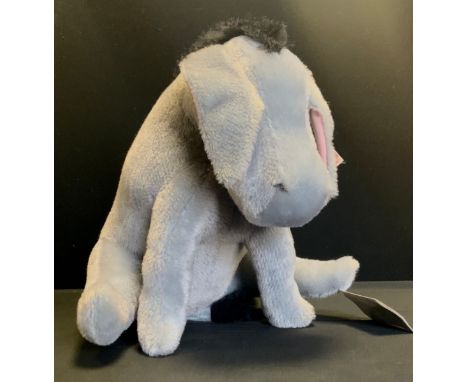 A Steiff Disney Showcase Eeyore, 369/1500, with bag, 35cm high. 