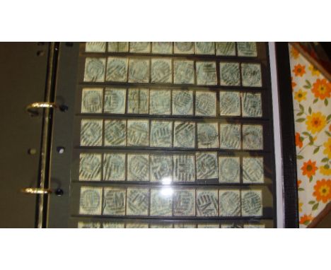 Stamps of India, a duplicated collection of mint (sometimes unmounted and unused issues in a stock book, much of interest her
