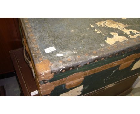 Vintage steamer trunk