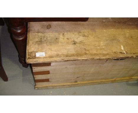 Vintage pine trunk