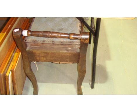 Vintage piano stool