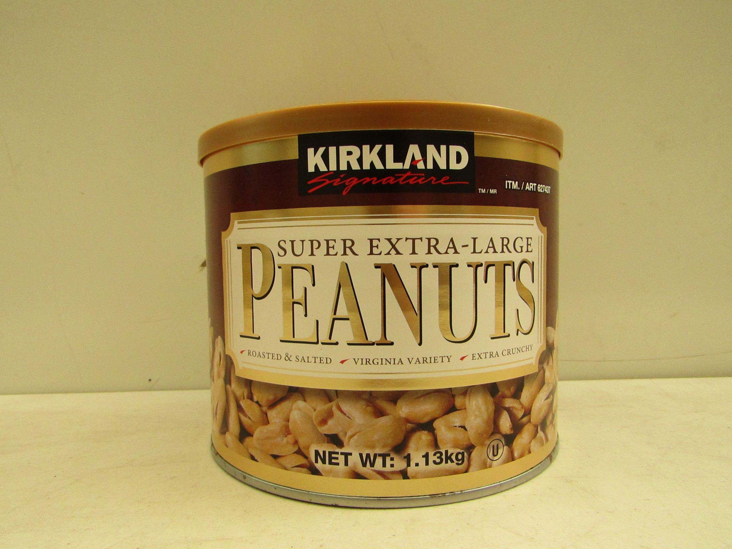 Kirkland super extralarge Peanuts, 1.13kg, new and packaged. BB 27/05