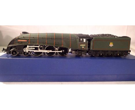 Hornby Class A4 Bittern 60019, Green, Early Crest, Tees Tyne Pullman headboard, in excellent condition, in storage box. P&amp