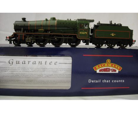 Bachmann 31-150W Jubilee Class 45679, Armada, Green Late Crest. Near mint condition, box with storage wear. P&amp;P Group 1 (