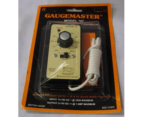 Gaugemaster Model W handheld controller, appears unused in packs. P&amp;P Group 1 (£14+VAT for the first lot and £1+VAT for s