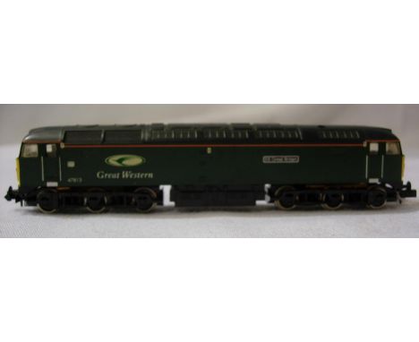 N gauge Farish Class 47, SS Great Britain 47813, Great Western Green. Good condition, unboxed. P&amp;P Group 1 (£14+VAT for t