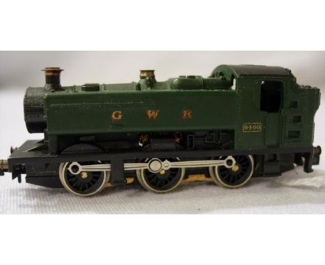 N gauge Farish pannier tank, 9400 GWR Green, very good condition, unboxed. P&amp;P Group 1 (£14+VAT for the first lot and £1+