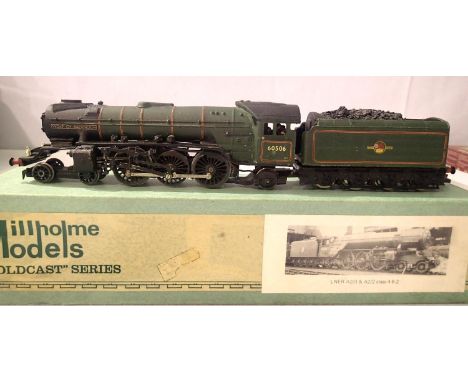 OO scale Millholme Models kit built/Hornby tender drive, Class A2, fair build/finish, 60506, Wolf Of Badenoch, rear bogie loo