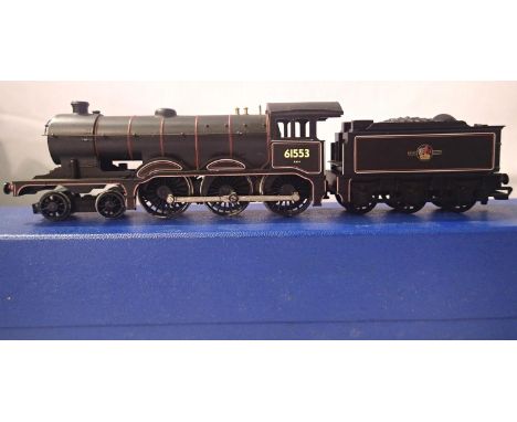 Hornby Class B12, Black, Late Crest, 61553, in very good to excellent condition, requires front couplings, in storage box. P&