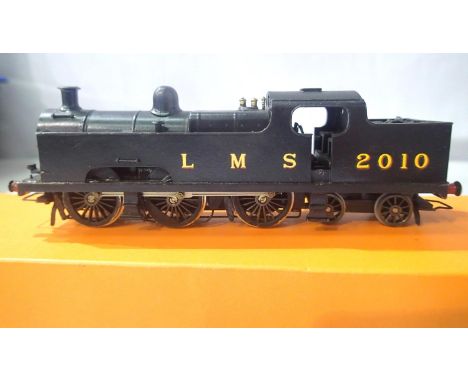 OO scale kit built, white metal, 0.6.4 tank (Flat Iron), LMS Black, 2010, in very good build/finish, in storage box. P&amp;P 