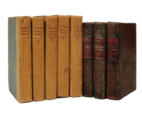 CIBBER, Colley, The Lives of The Poets of Great Britain and Ireland to the Time of Dean Swift. In five volumes. London, 1753.