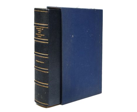 HARDY, Thomas, 'Moments of Vision and Miscellaneous Verses', a facsimile taken from the original ms in the Old Library Magdal