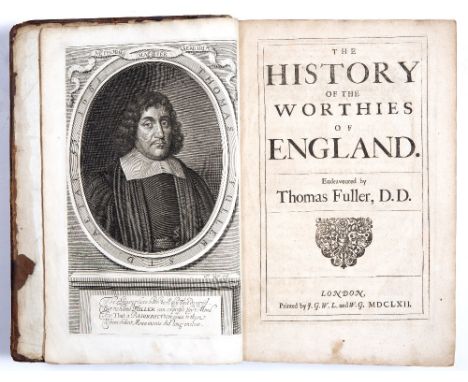  FULLER, Thomas, The Church-History of Britain from the Birth of Jesus Christ until MDCXLVII, London 1655, John Williams, fol