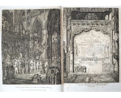 CARTER, John, Specimens of Ancient Sculpture and Painting, London 1780 with list of subscribers and many plates, some coloure