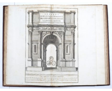 BELLORI, Giovanni Pietro (1635-1700), Veteres Arcus Augustorum Triumphis Insignes, Rome 1690, c50 plates, some double page, w