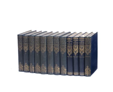 PEPYS, Samuel, The Diary of... Henry Wheatley. Ed. London 1893. George Bell. 8 vols. inc. Index and 'Pepysiana'. plus 4 vols 
