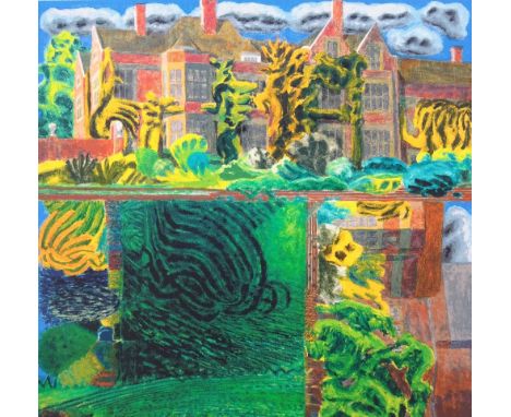 Adrian Berg (1929-2011), colour screen print, Glyndebourne 90, signed in pencil, printer's proof, sheet size 21.5" x 21.5", u