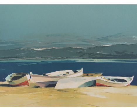 Donald Hamilton Fraser (1929-2009), colour screen print, Hebrides, signed in pencil, printer's proof no. 4/5, image size 16.5