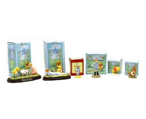 Modern boxed 'as new' Royal Doulton ceramic items, comprising: 19 Bunnykins and 12 Winnie The Pooh figures, including 'Eeyore