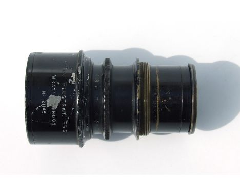 A Wray London 1 inch Plus Star F63 camera lens.