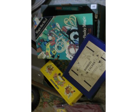A Box Of Vintage Board Games And Similar Including A Boxed Pelham Puppet