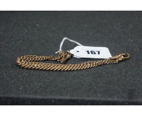 A 9 Carat Gold Albert Chain, Approx 30 Gm