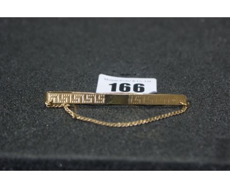 A 9 Carat Gold Plated Tie Slide