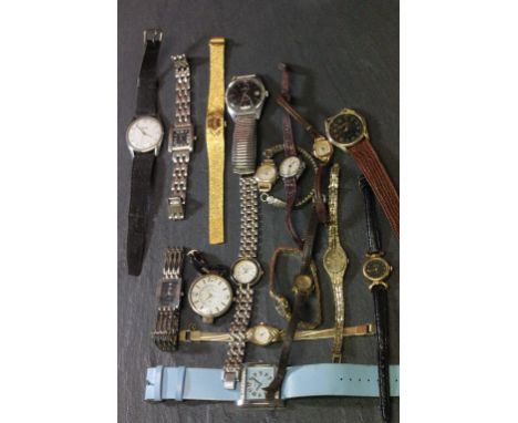 Two bags of vintage Gents & Ladies wristwatches