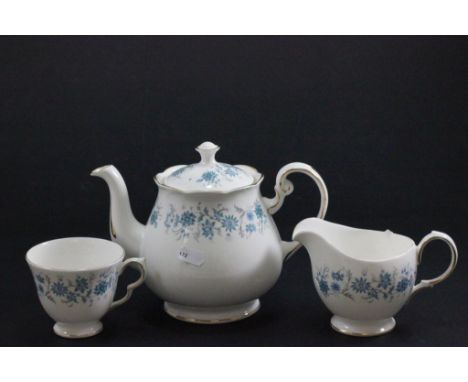 Shelf of mixed ceramic tea ware to include; Royal Standard Mayflower, Colclough